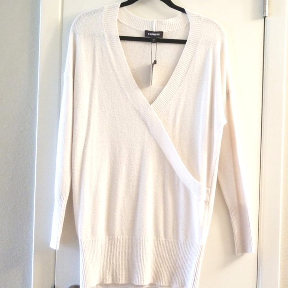 New Express V-neck Sweater